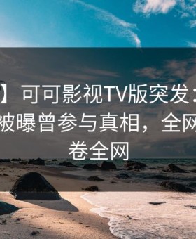 【爆料】可可影视TV版突发：神秘人在深夜被曝曾参与真相，全网炸裂席卷全网