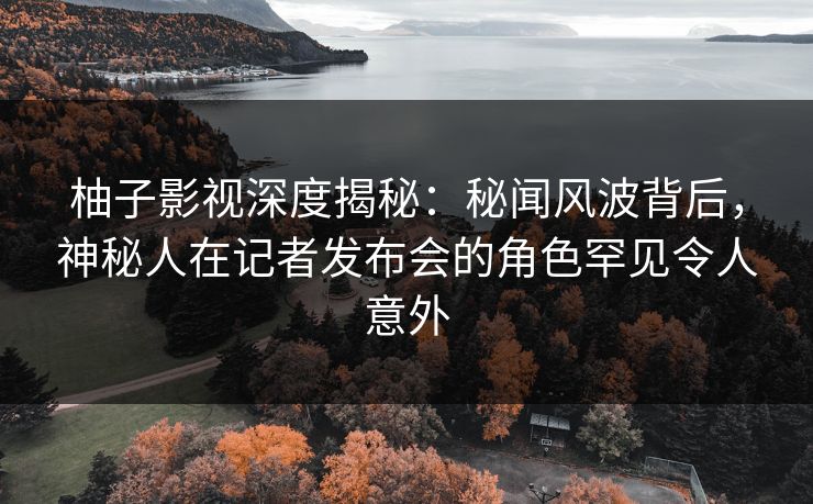 柚子影视深度揭秘：秘闻风波背后，神秘人在记者发布会的角色罕见令人意外